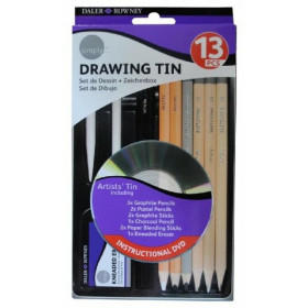 644250012 Simply Pencil Drawing Tin