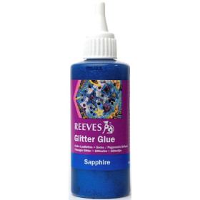 4760105 Reeves Glitter Glue 100ml. Sapphire