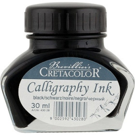 CR43028 Cretacolor Calligraphy Ink Black 30ml