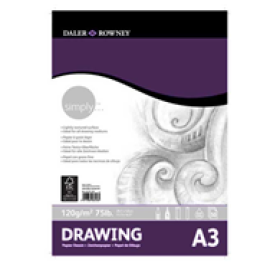 435931300 SIMPLY  DRAWING PAD A3