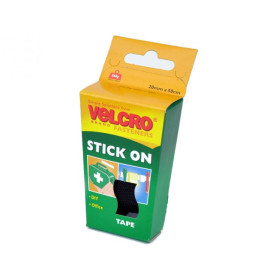 V60225B Velcro Stick On 20mm x 50 cm Black