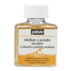 650601 Pebeo Colourless Painting Medium 75ml. Bottle