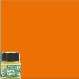 75204 Hobbyline Acrylic Matt Paint Orange 20ml