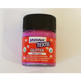 92266 Javana Textile Glitter 50ml Rose