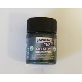 92444 Javana Textile Metallic 50ml Met. Black