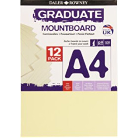 329412030 Graduate Mountboard A4 Ivory