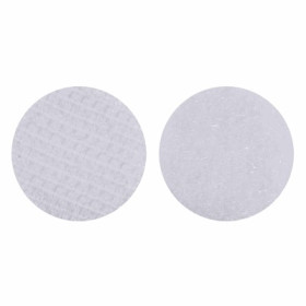 2652203 Velcro Stick on Coins White 16mm