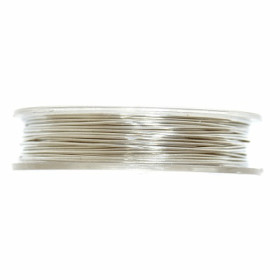 CF01/55301 Brass Wire 5m x 0.5mm Silver