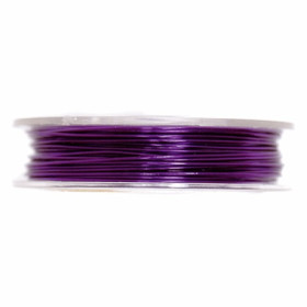 CF01/55329 Brass Wire 5m x 0.5mm Purple
