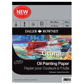 403611700 Daler Rowney Georgian Oil Paper 12" X 9"