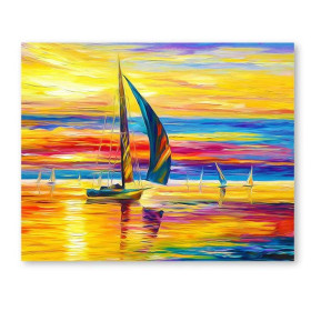 Sailboat Sunset - DIY Painting By Numbers Kit