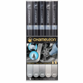 CT0509UK Chameleon 5 Pen Gray Tones Set