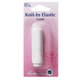 H639 KNIT IN ELASTIC CLEAR