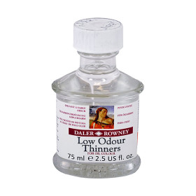 114007024 Daler Rowney Low-Odour Thinners 75ml Bottle