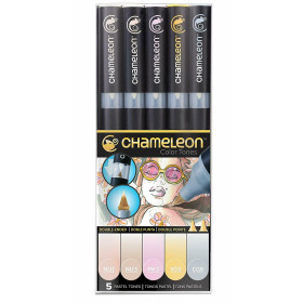 CT0501UK Chameleon Pastel Tones Marker Set of 5