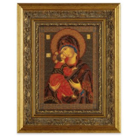 RB147 Icon Beaded Embroidery Kit Our Lady of Vladimir