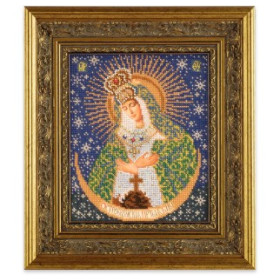 RB-161 Icon beaded embroidery kit "Our Lady of the Gate of Dawn"
