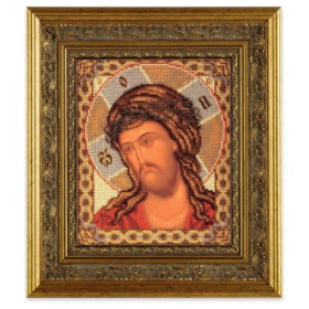 RB-177 Icon beaded embroidery kit "Christ In The Crown Of Thorns"