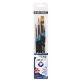 282300401 Aquafine Watercolour Brush Wallet Set : 401