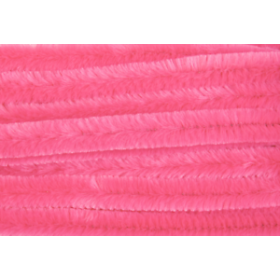 CF114 Pipe Cleaner Chenille Pink 6mm x 30cm