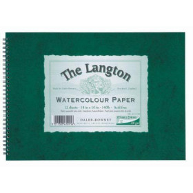 DR LANGTON WATERCOLOUR SPIRALS NOT SURFACE (COLD PRESSED)