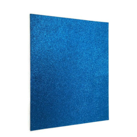 GF01/10 Glitter Felt Sheet 23 x 30 cm Blue