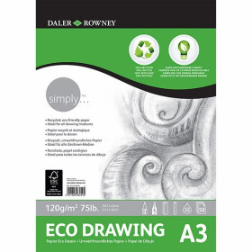 435933300 SIMPLY ECO DRAWING PAD A3