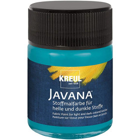 91979 KREUL Javana Fabric Paint for light and dark-colored textiles Ice Blue 50ml