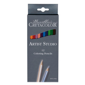 CR28012 Cretacolor Artist Studio Set of 12 Colored Pencils