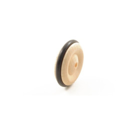 WP5053 Wooden wheels with fitted tyre - 53mm