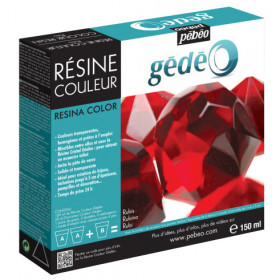 766152 Gedeo Colour Resin 150ml Ruby