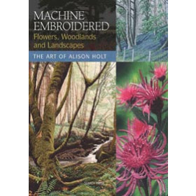 كتاب آلة الزهور المطرزة والغابات والمناظر الطبيعية باللغة الإنجلينزية