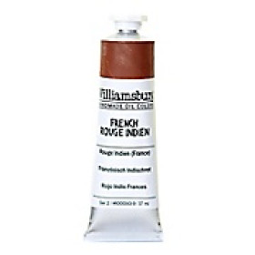 6000043-9 Williamsburg Handmade Oil Color 37ml French Rouge Indien.