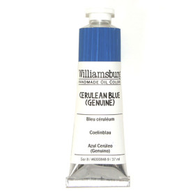 6000848-9 Williamsburg Handmade Oil Color 37ml Cerulean Blue ( Genuine)