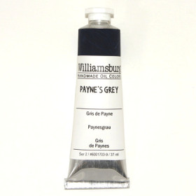 6001703-9 Williamsburg Handmade Oil Color 37ml Payne's Grey.