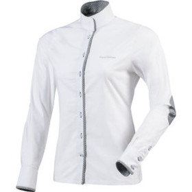 Equi-Theme Check Shirt Long Sleeves White