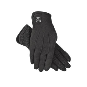 SSG Gloves 5300 Open Wrist Slip on Gripper Black