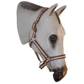 103 Synthetic Headcollar with Brass Fittings