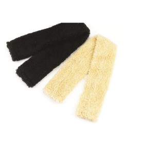Fur Fabric Girth Sleeve - Cream 72cm